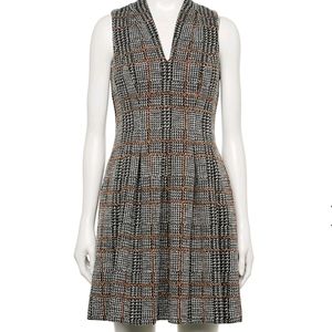Elle brand new plaid design fit and flare dress